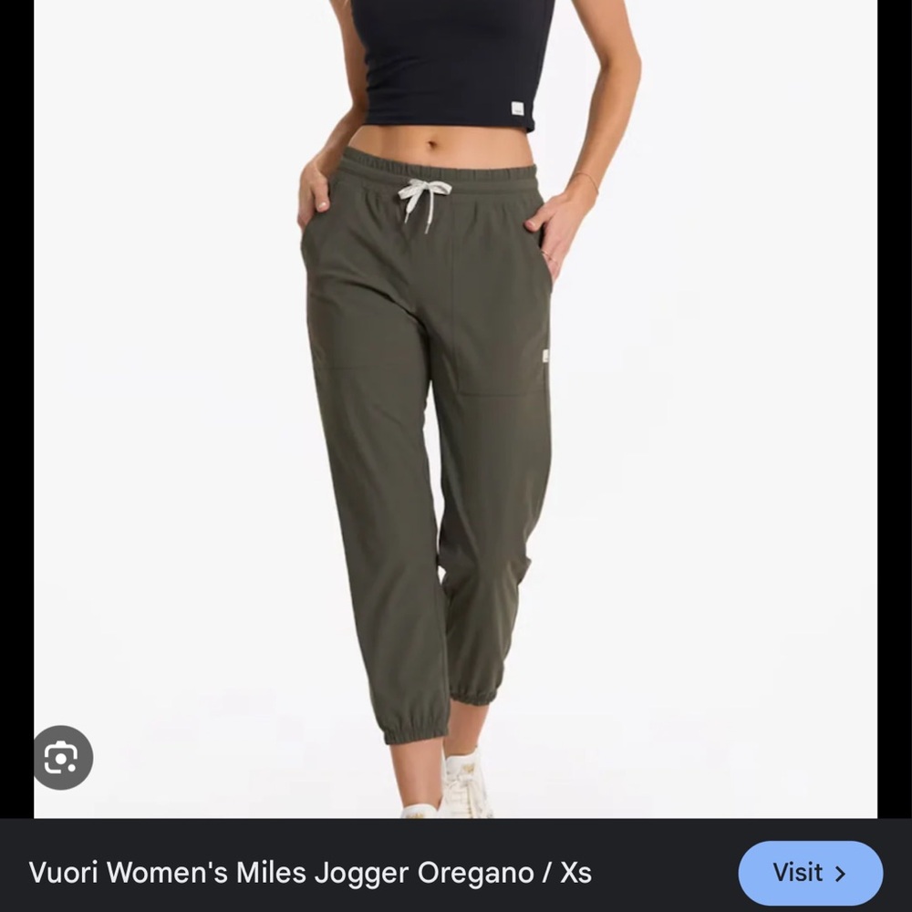Vuori Women's Miles Jogger - black medium